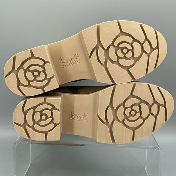 NEW B.O.C. Women’s Malika Inside Zip Lace Up Comfort Boots Off White Size 9M - Picture 8 of 10